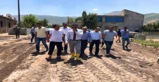 Kaymakam Alibeyoğlu Belediye Çalışmalarını Yerinde İnceledi