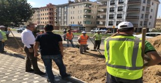 Ürgüp Caddesinde Yürüyüş Ve Bisiklet Yolu Yapılıyor