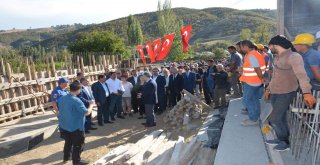 15 Temmuz Şehitler İlk Ve Ortaokulunun Temeli Atıldı