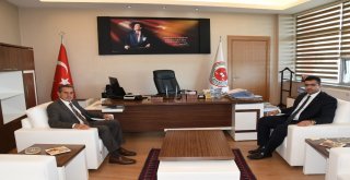 Vali Kalkancı Başsavcı Çevik İle Bir Araya Geldi