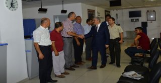 Vali Akın Askerlik Şubesini Ziyaret Etti