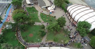 Orduda Teleferik Kuyruğu