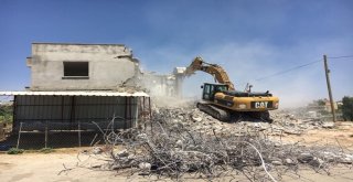Bahçecik Mahallesinde Kamulaştırılan Mülkler Bir Bir Yıkılıyor