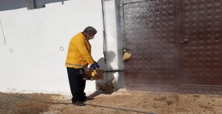 Şanlıurfada At Ölümleri Sonrası İlaçlama Çalışması