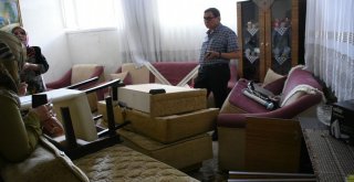 Başkan Alıcıktan Evini Su Basan Vatandaşa Yardım Eli