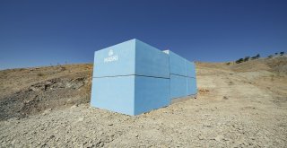 Hacıyusuflara 30 Tonluk Prefabrik Su Deposu