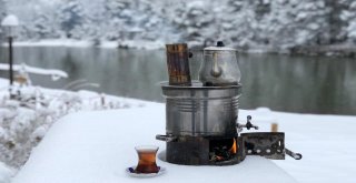 Karla Birlikte Limni Gölü Eşsiz Bir Güzelliğe Kavuştu