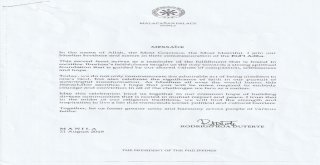 Duterte Kurban Bayramını Kutladı