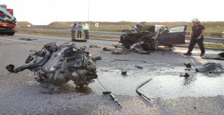 Kuzey Marmara Otoyolunda Feci Kaza: 1İ Ağır 2 Yaralı