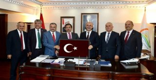 Başkan Cabbardan Bakan Yardımcısı Aksuya Ziyaret