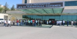 Diyarbakırda Doktora Şiddet Kınandı