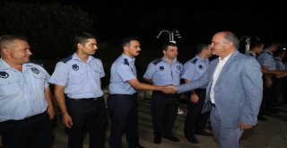 Başkan Gürlesin Zabıta Personelini Unutmadı