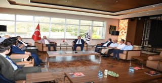 Kayseri Ticaret Borsası Yönetim Kurulu Başkanı Recep Bağlamış Ve Yönetim Kurulu Üyelerinde Kayseri Osb Ziyareti