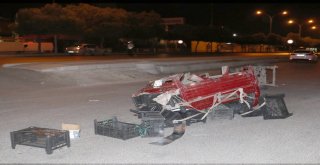 Kontrolden Çıkan Otomobil Elektrikli Bisiklete Çarptı: 1 Yaralı