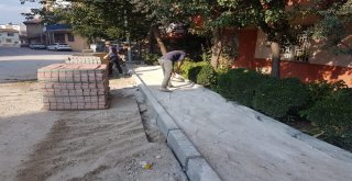 Gürsunun Kaldırımları Yenileniyor