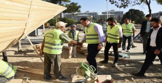 Başkan Vekili Öztürk “Kentpark” Şantiyesinde İncelemelerde Bulundu