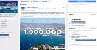 Kuşadası Güvercin 1 Milyon Takipçiye Ulaştı