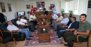 Faruk Alpaslandan Başkan Bergeye Ziyaret