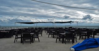 Tekirdağda Fırtına Sahili Silip Süpürdü