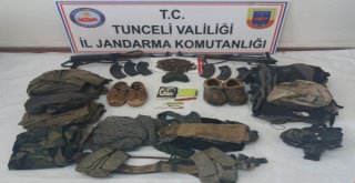 Tuncelide 2 Adet Kalaşnikof Ve Mühimmat Ele Geçirildi