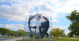 Süleymanpaşaya Üç Boyutlu Atatürk Silueti