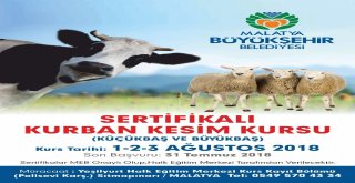 Büyükşehirden Kurban Kesim Kursu