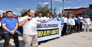 Muşta, İdlibe Yönelik Saldırı Protesto Edildi