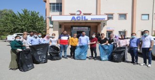 Silopililer Çöp Toplayarak, Çevre Temizliğine Dikkat Çekti