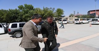 Albay Karoğlundan Başkan Asyaya Veda Ziyareti