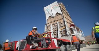İmam Abdullah Türbesinin Minaresi Taşınmaya Başlandı
