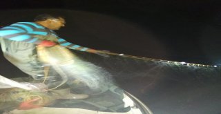 Eğirdirde Bin 600 Metre Balık Ağına El Konuldu