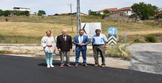 Vali Çeber,  Yapımı Biten Sıcak Asfalt Yollarını İnceledi