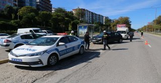 Zonguldakta Kurallara Uymayan Sürücülere Ceza