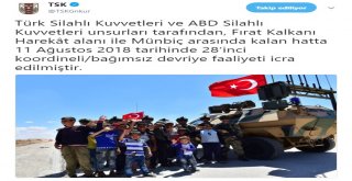 Münbiçte 28İnci Koordineli/bağımsız Devriye