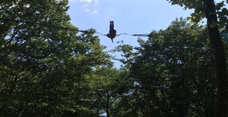 Adrenalin Tutkunlarının Adresi Kemerburgazdaki Macera Parkı