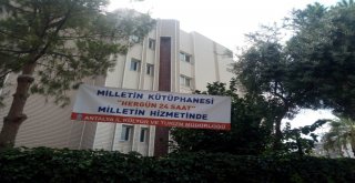 Antalyada ‘Milletin Kütüphanesinde 24 Saat Hizmet
