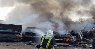 Hurda Deposunda Yangın