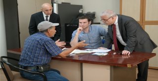 Vali Güvençer İmar Barışı Bürosunda Bilgi Aldı