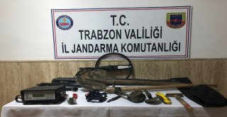 Trabzonda İzinsiz Define Kazısı Yapan 7 Kişi Gözaltına Alındı