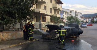 Seyir Halindeki Otomobil Alevlere Teslim Oldu