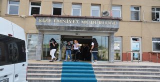 Rizede Fuhuş Operasyonunda 76 Gözaltı