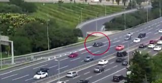 (Özel) E-5 Karayolunda Motosikletli Gencin Feci Ölümü Kamerada