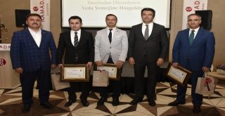 Gümüşhanede Tayini Çıkan Kaymakamlara Veda Yemeği