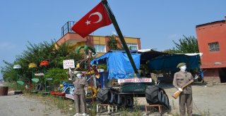 15 Temmuz Anısına Yol Kenarında Tank Hatırası