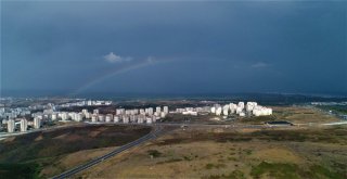 Gökkuşağının Eşsiz Manzarası Havadan Görüntülendi