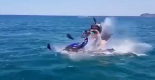Jet-Ski Denizde Bomba Gibi Patladı