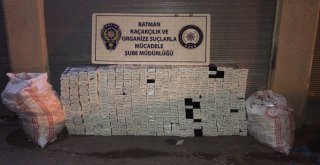 Batmanda Kaçak Sigara Ve Tütün Ele Geçirildi