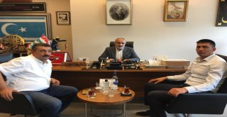 Şehit Halisdemirin Kardeşi, Yalçın Topçuyu Ziyaret Etti