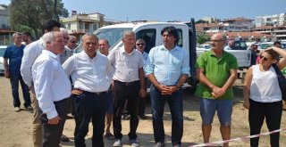 Başkan Kocaoğlu Foçada İncelemelerde Bulundu