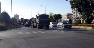 Suriye Sınırına Askeri Sevkıyat Devam Ediyor